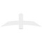 Ekena Millwork Bellingham Architectural Grade PVC Gable Bracket, 60"W x 20"H x 2"D x 6"F, 8/12 Pitch GBP060X20X0206BEL00 - alternate 2